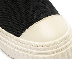 Tênis Slip On Sola Alta New Alê Knit Preto