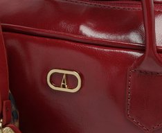 Bolsa Tote Média Lenço Vermelha