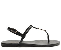 Sandália Slim Metal A Preta