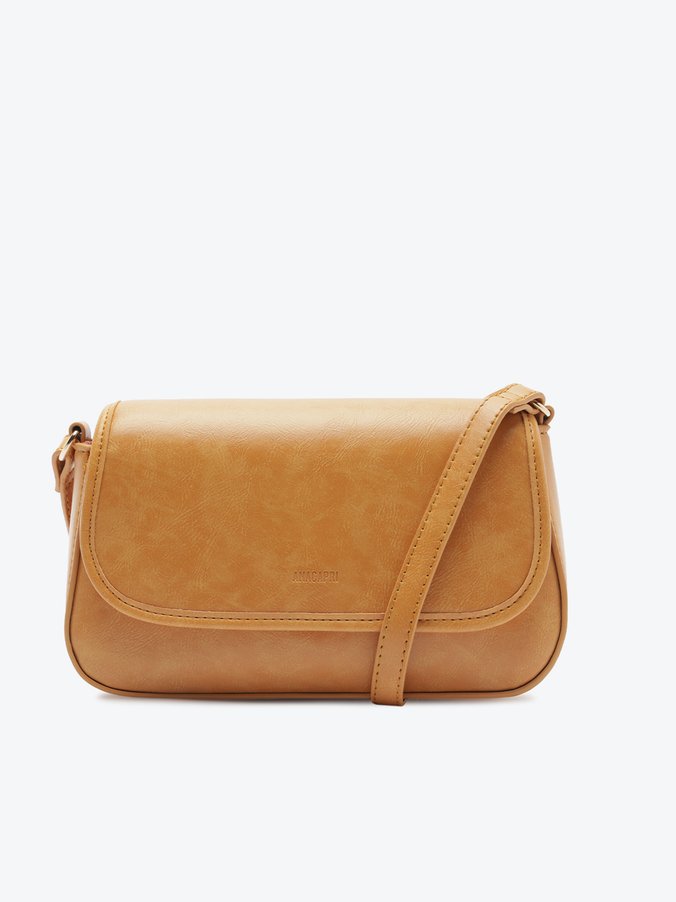 Bolsa Tiracolo Média Vintage Amarela