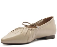 Sapatilha Stretch Laço Bege
