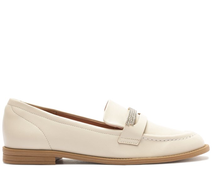 Mocassim Pala Glam Branco