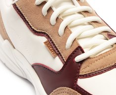 Tênis Sporty Multineutro Branco Detalhe Roxo