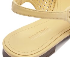 Sapatilha Slingback Vazada Amarela