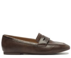 Mocassim Madri Bico Quadrado Marrom