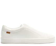 Tênis Slip On Elástico New Branco