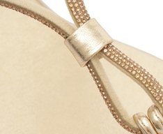 Rasteira Slim Glam Manta Dourada