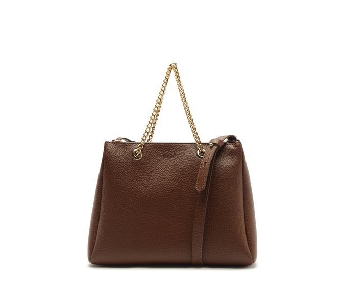 Bolsa Tote Média Amelie Marrom