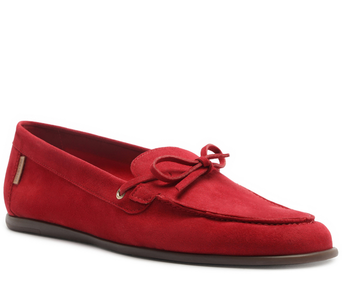 Mocassim Julie Acamurçado Vermelho