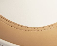 Tênis Luiza Sola Alta Branco e Marrom