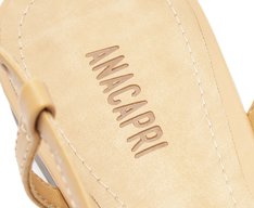 Sapatilha Slingback Bico Quadrado Basic Bege