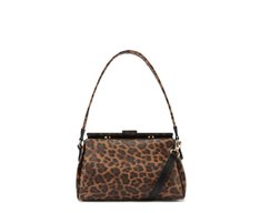 Bolsa Tiracolo Média Moderna Animal Print