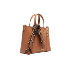 Bolsa Tote Média Itacare Lenço Marrom