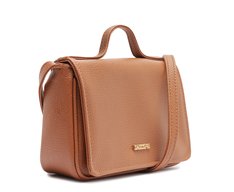 Bolsa Tiracolo Pequena Santangela Marrom Caramel