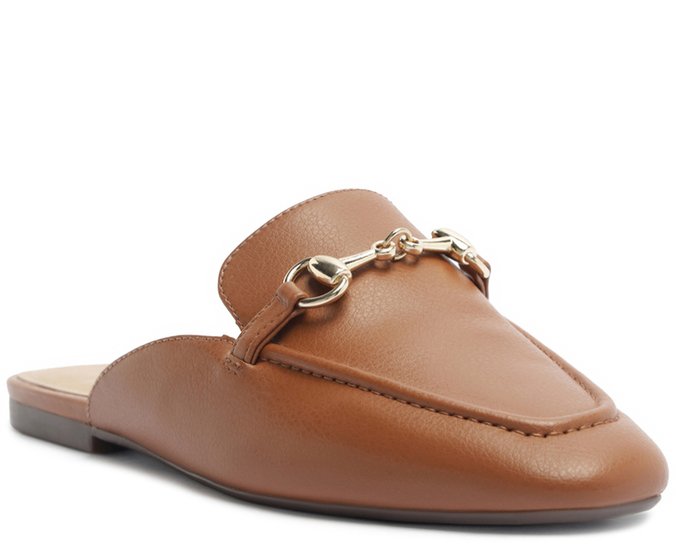 Mule Bridão Metalizado Marrom