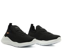 Tênis Sporty Knit Sola Estruturada Preto
