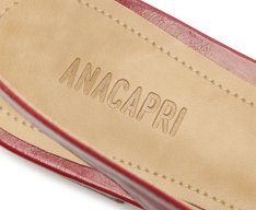 Sapatilha Slingback Bico Fino Vermelho