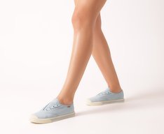 Tênis Slip On Lona Alê Azul