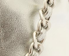 Bolsa Tiracolo Pequena Corrente Prata