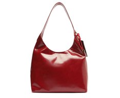 Bolsa Shopping Grande Boho Porta Cartão Vermelha