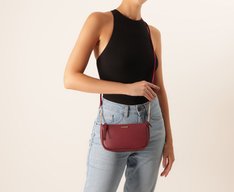 Bolsa Tiracolo Média Fun Vermelha