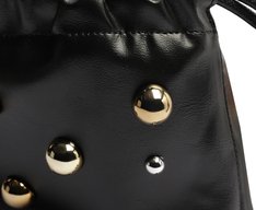 Bolsa Tiracolo Média Rocker Preta
