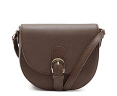Bolsa Tiracolo Média Saddlebag Marrom Cinnamon | Anacapri
