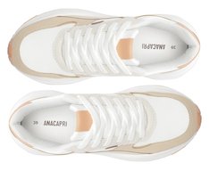 Tênis Sporty Robusto Laranja e Bege
