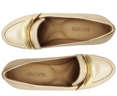 Mocassim Marie Dourado