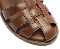 Sandália Tiras Huarache Marrom