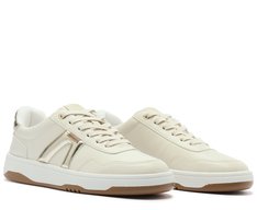 Tênis AC1119 Bege E Dourado