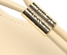 Rasteira Slim Metal Comfy Bege