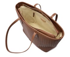 Bolsa Shopping Grande Minimalista Marrom