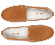 Tênis Slip On Liso Marrom