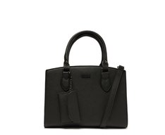 Bolsa Tote Média Preta Essencial Pouch