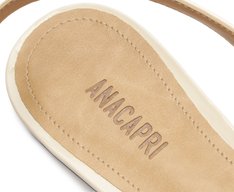 Sapatilha Slingback Tiras Verniz Branca