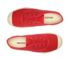 Tênis Slip On Lona Alê Vermelho