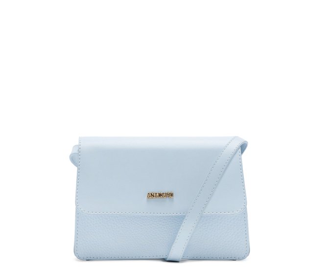 Bolsa Tiracolo Pequena Neutra Azul