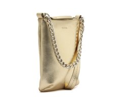 Bolsa Tiracolo Pequena Estilosa Corrente Dourada