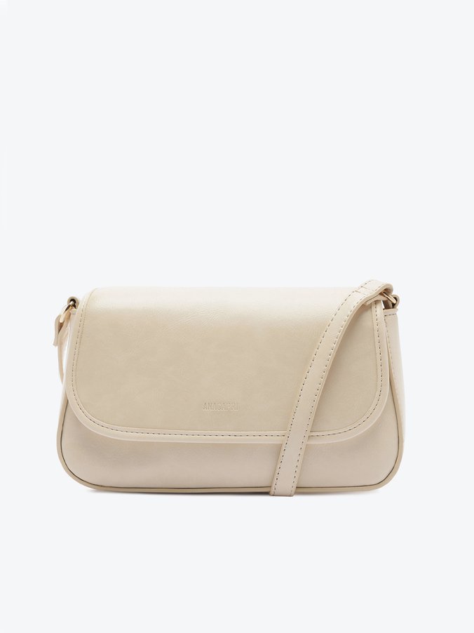 Bolsa Tiracolo Média Vintage Branca