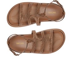 Papete Gladiadora Tiras Boho Marrom
