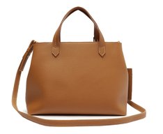 Bolsa Média Tote Vintage Marrom