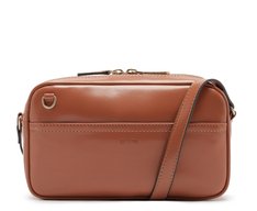 Bolsa Tiracolo Média Lisa Laranja | Anacapri