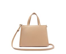 Bolsa Tote Média Bolso Frontal Barbicacho Bege