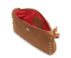 Bolsa Tiracolo Média Franja Marrom