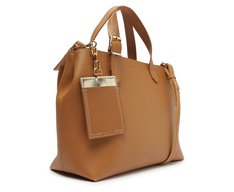 Bolsa Média Tote Vintage Marrom