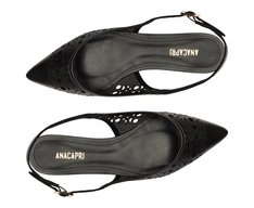 Sapatilha Slingback Perfuros Preta
