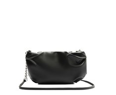 Bolsa Tiracolo Pequena Flor Preta