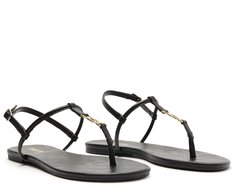 Sandália Slim Metal A Preta