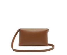Bolsa Tiracolo Pequena Tampa Pop Marrom